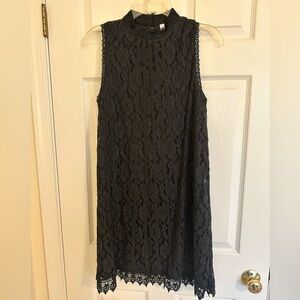 Elegant Black Lace Dress